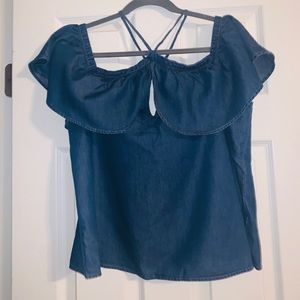 *Brand New* Express Denim Top sz.Medium